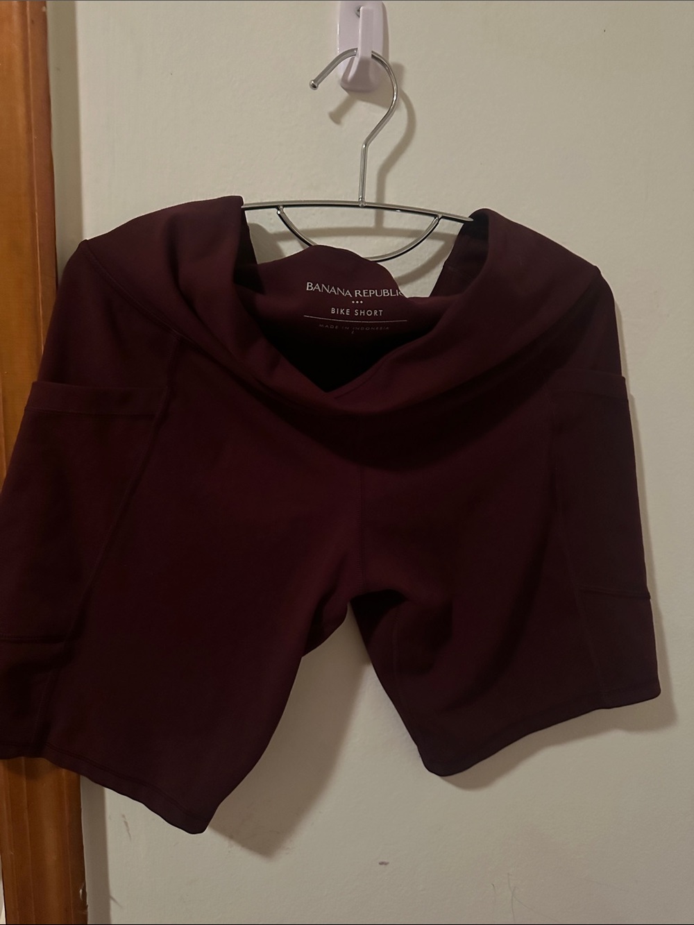 Banana Republic Women's Deep Wine Bike Shorts
